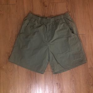 Men’s Green Medium (8L) Columbia PFG Shorts
